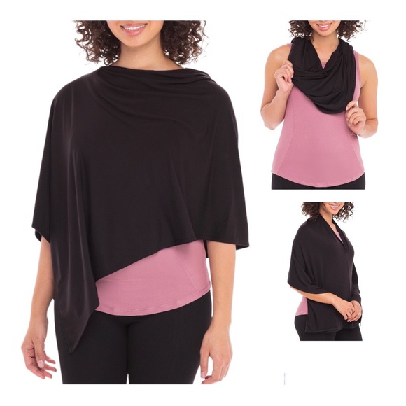2 Packs Secret Treasures Maternity Nursing Wrap, Cover-Up, Scarf Size XL - 3XL - Picture 2 of 11